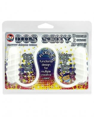 Dos sexy dual bullets - white