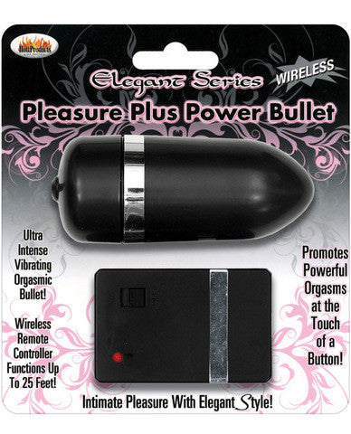 Elegant wireless power plus bullet - black