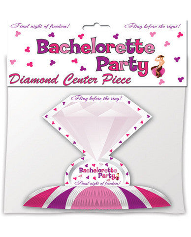 Bachelorette party diamond ring centerpiece