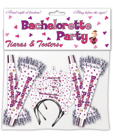 Bachelorette party tiara&#039;s and tooters - 8 pack