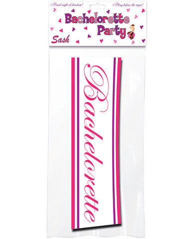 Bachelorette party silk sash