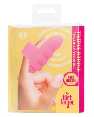 Icon brands flirt finger triple ripple - pink