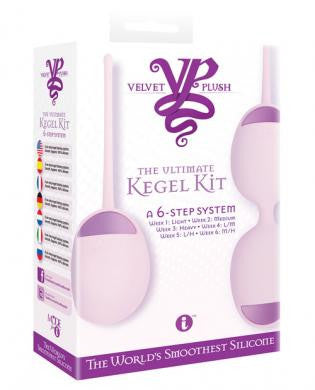 Velvet plush kegel trainer - purple