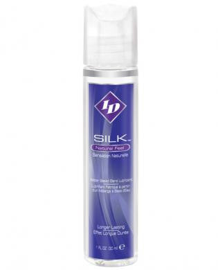 I-D Silk Natural Feel  Lubricant - 1 oz Pocket Bottle