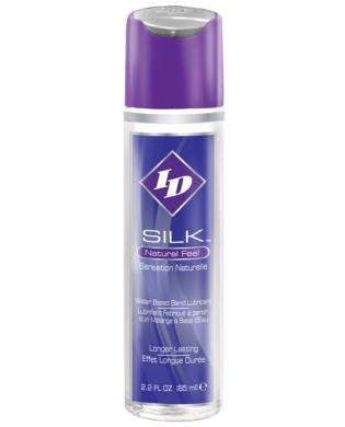 I-D Silk Natural Feel  Lubricant - 2.2 oz Flip Cap Bottle