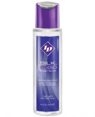 I-D Silk Natural Feel  Lubricant - 4.4 oz Flip Cap Bottle