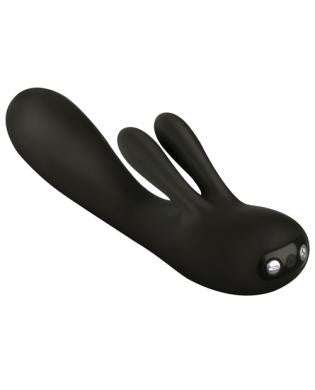 Fifi Rabbit Silicone Rechargeable Vibe  - Black