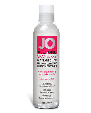 System jo massage glide - 4 oz cranberry