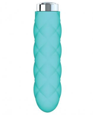 Key by jopen charms plush petite massager - blue