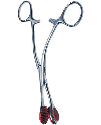 Kinklab forceps with rubber tips