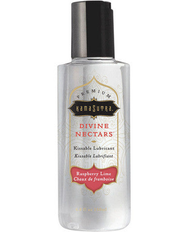 Kama sutra divine nectars kissable lubricant - raspberry lime 5 oz