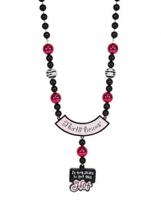 Thirty-licious party beads