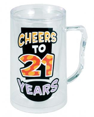 Cheers to 21 years tankard