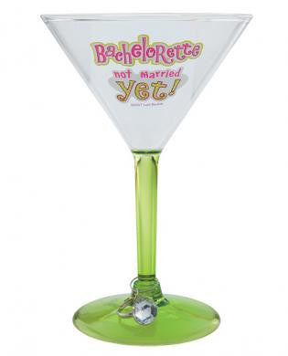 Bachelorette not married yet martini glass