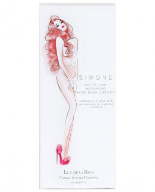 Luz De La Riva Simone Water Based Glycerine Free Lubricant - 105.87 ml Hint of Cool