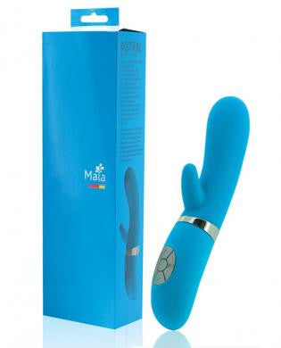 Maia porpora mv2 silicone vibrator clit stem - neon blue