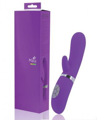 Maia porpora mv2 silicone vibrator clit stem - neon purple