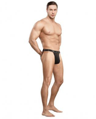 Bamboo sport jock black l/xl