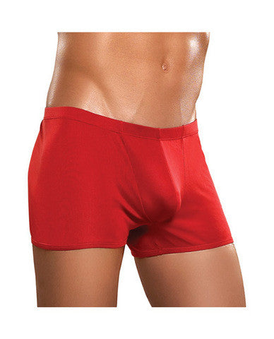 100% silk pouch short red lg