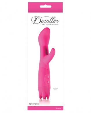 Ns novelties decoller waterproof vibrating massager - pink