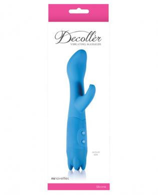Ns novelties decoller waterproof vibrating massager - blue