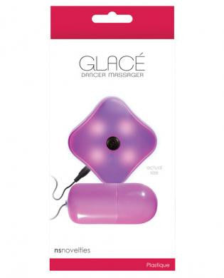 Ns novelties glace dancer lighted wired controller w/bullet vibrator - pink