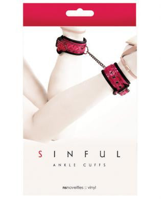 New sensations novelties sinful ankle cuffs
