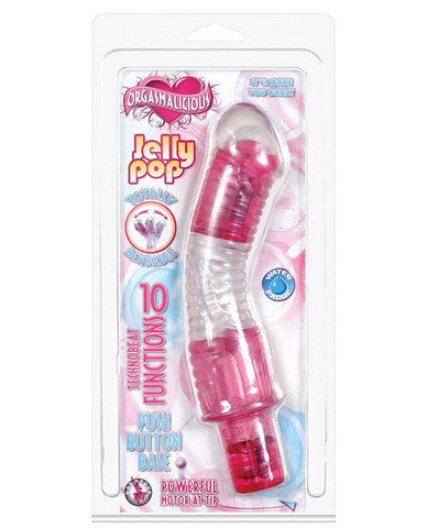 Orgasmalicious jelly pop bendable vibe - 10 functions