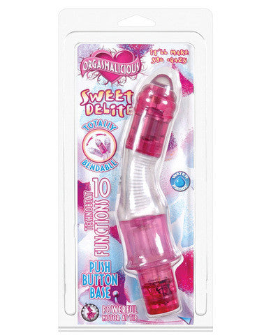 Orgasmalicious sweet delite bendable vibe - 10 functions