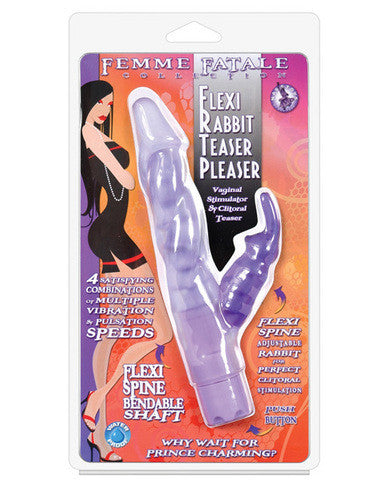 Femme fatale flexi rabbit teaser pleaser&amp;#44; amethyst