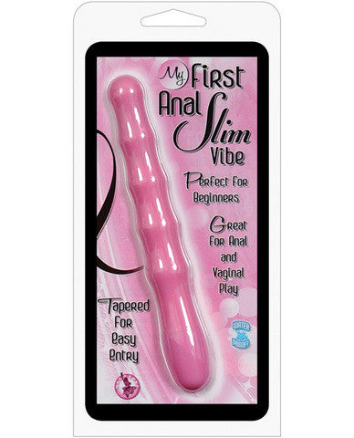 My first anal slim vibe - pink