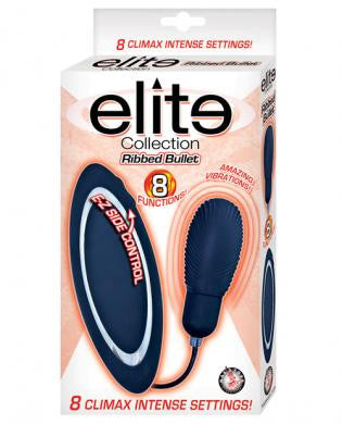 Elite collection ribbed bullets - purple