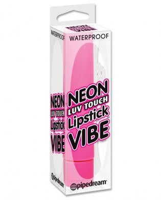 Neon luv touch vibrating lipstick vibe waterproof - pink