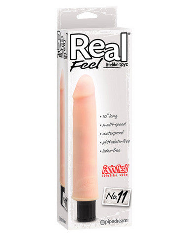 Real feel no. 11 long 10in waterproof vibe - multi speed