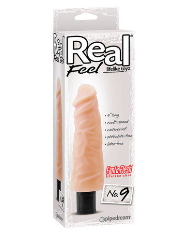 Real feel no. 9  long 9in waterproof vibe - multi speed