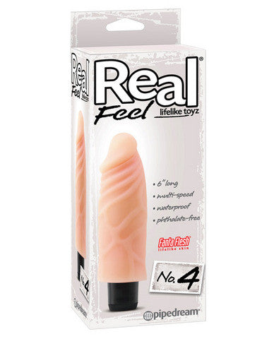 Real feel no. 4  long 6in waterproof vibe - multi speed