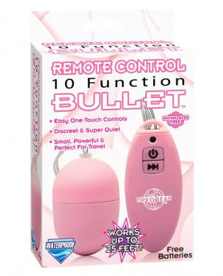 Remote bullet waterproof - 10 function pink