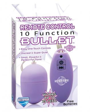 Remote bullet waterproof - 10 function purple