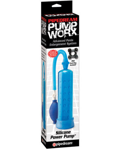 Pump worx silicone power pump - blue