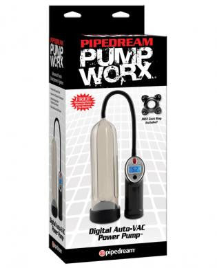 Pump worx digital auto-vac power pump - black