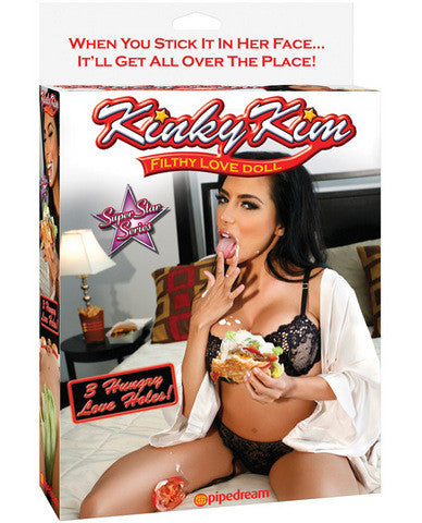 Kinky kim filthy love doll w/three hungry love holes