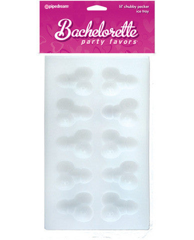 Bachelorette party favors lil&#039; chubby pecker ice tray