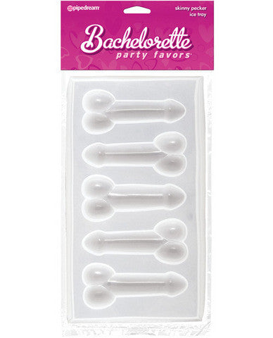 Bachelorette party favors skinny pecker ice tray
