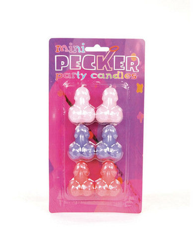 Mini pecker party candles