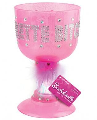 Bachelorette Bitch Light Up Pimp Cup Pink