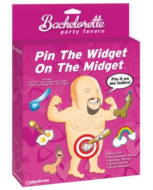 Pin The Widget On The Midget Game