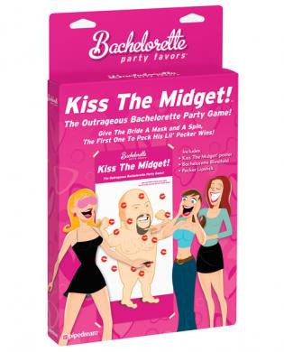 Bachelorette Party Favors Kiss The Midget Party Game