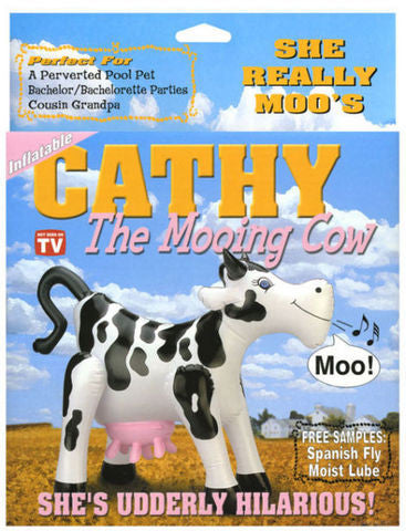 Inflatable cathy the mooing cow
