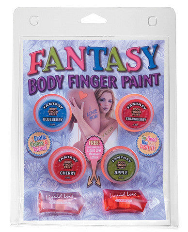 Fantasy body finger paints