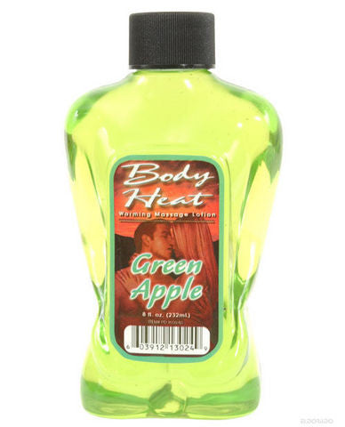 Body heat lotion - green apple 8 oz